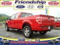 2010 Vermillion Red Ford F150 STX SuperCab 4x4  photo #2