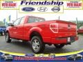 2010 Vermillion Red Ford F150 STX SuperCab 4x4  photo #2