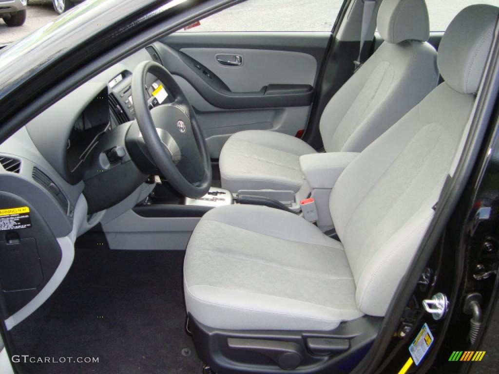2010 Elantra GLS - Ebony Black / Gray photo #3