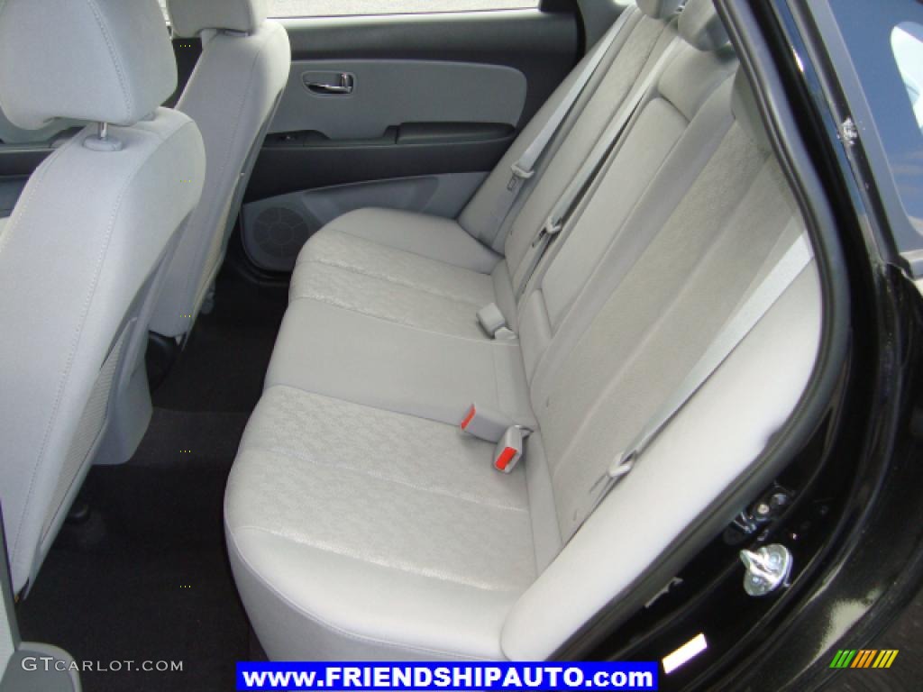 2010 Elantra GLS - Ebony Black / Gray photo #4