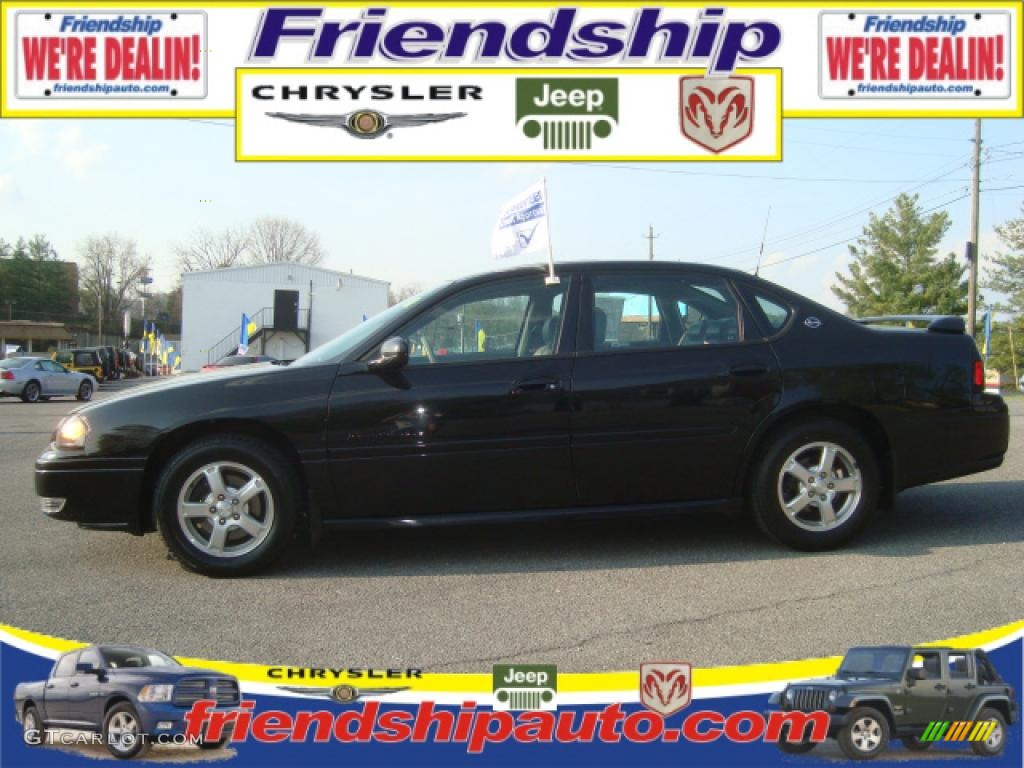 2004 Impala LS - Black / Neutral Beige photo #1