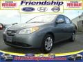 2010 Carbon Gray Mist Hyundai Elantra Blue  photo #1