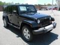 2010 Black Jeep Wrangler Unlimited Sahara 4x4  photo #5