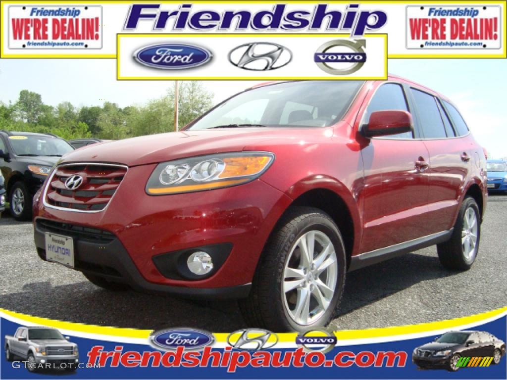 Venetian Red Hyundai Santa Fe