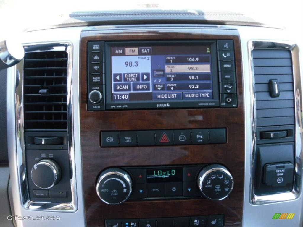 2010 Ram 3500 Laramie Crew Cab 4x4 Dually - Inferno Red Crystal Pearl / Light Pebble Beige/Bark Brown photo #13