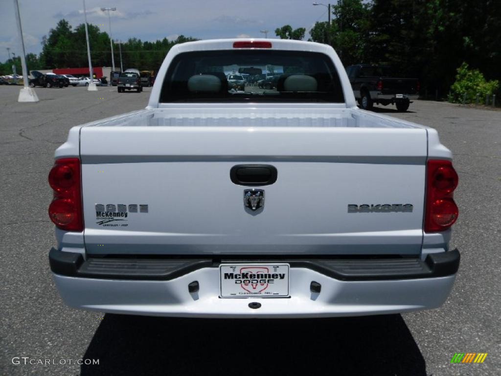 2010 Dakota ST Crew Cab - Stone White / Dark Slate Gray/Medium Slate Gray photo #3