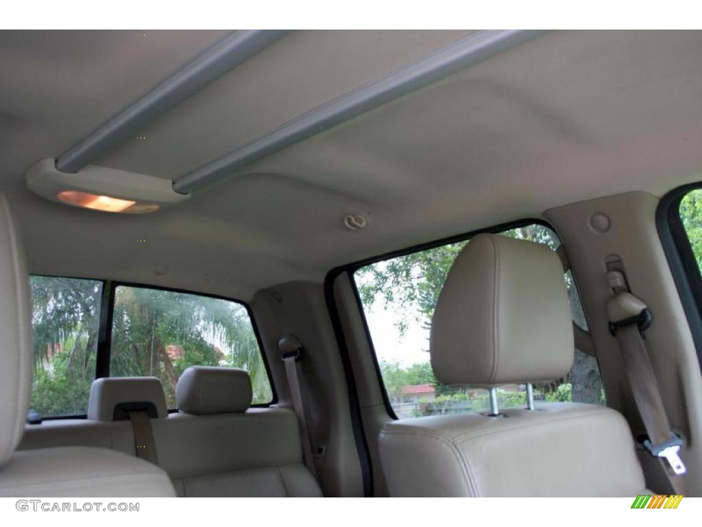 2005 F150 Lariat SuperCrew 4x4 - Aspen Green Metallic / Tan photo #53