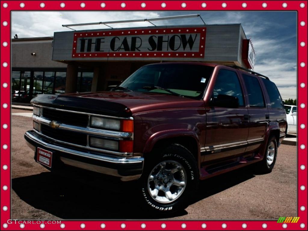 Dark Cherry Metallic Chevrolet Tahoe