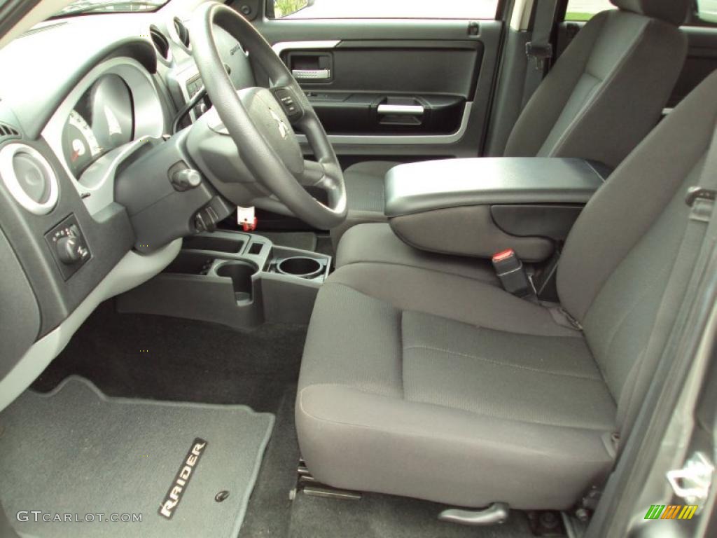 2008 Raider LS Double Cab - Granite Gray Metallic / Slate photo #4