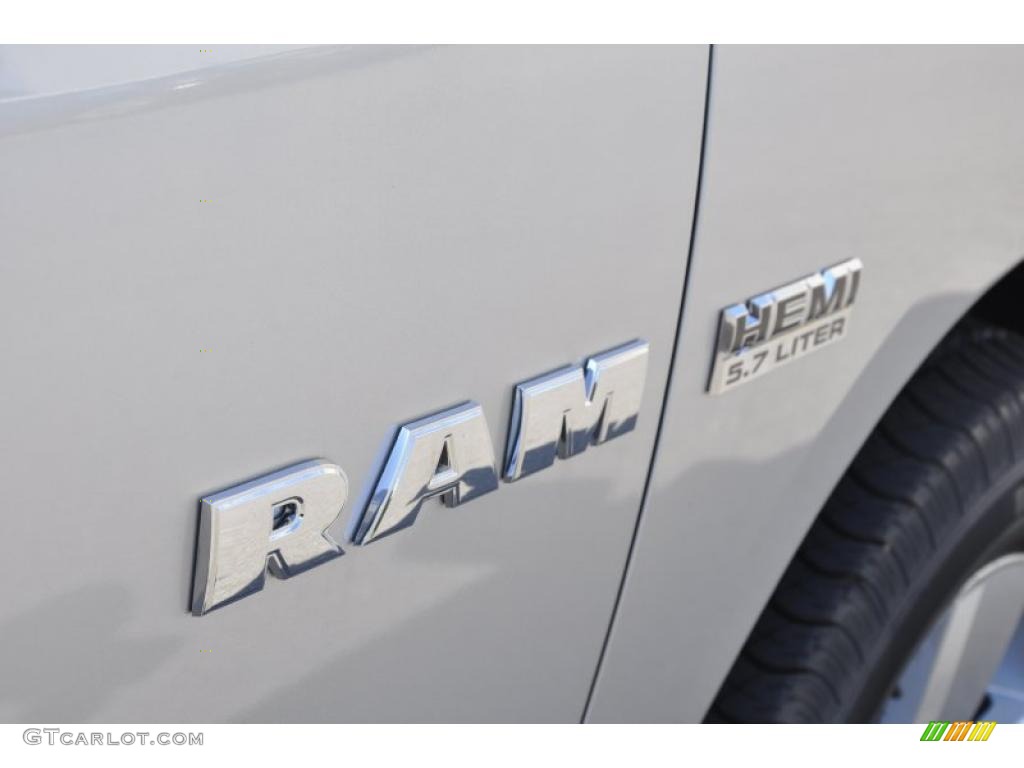 2010 Ram 1500 Big Horn Quad Cab - Bright Silver Metallic / Dark Slate/Medium Graystone photo #4