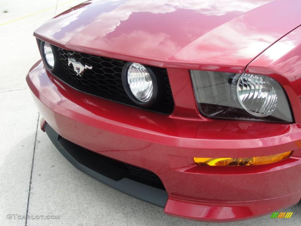 2007 Mustang GT/CS California Special Convertible - Redfire Metallic / Black/Dove Accent photo #11