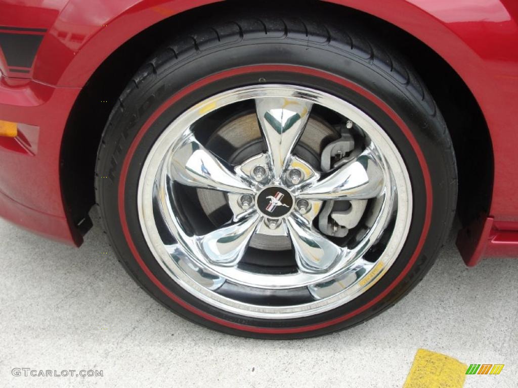 2007 Mustang GT/CS California Special Convertible - Redfire Metallic / Black/Dove Accent photo #12