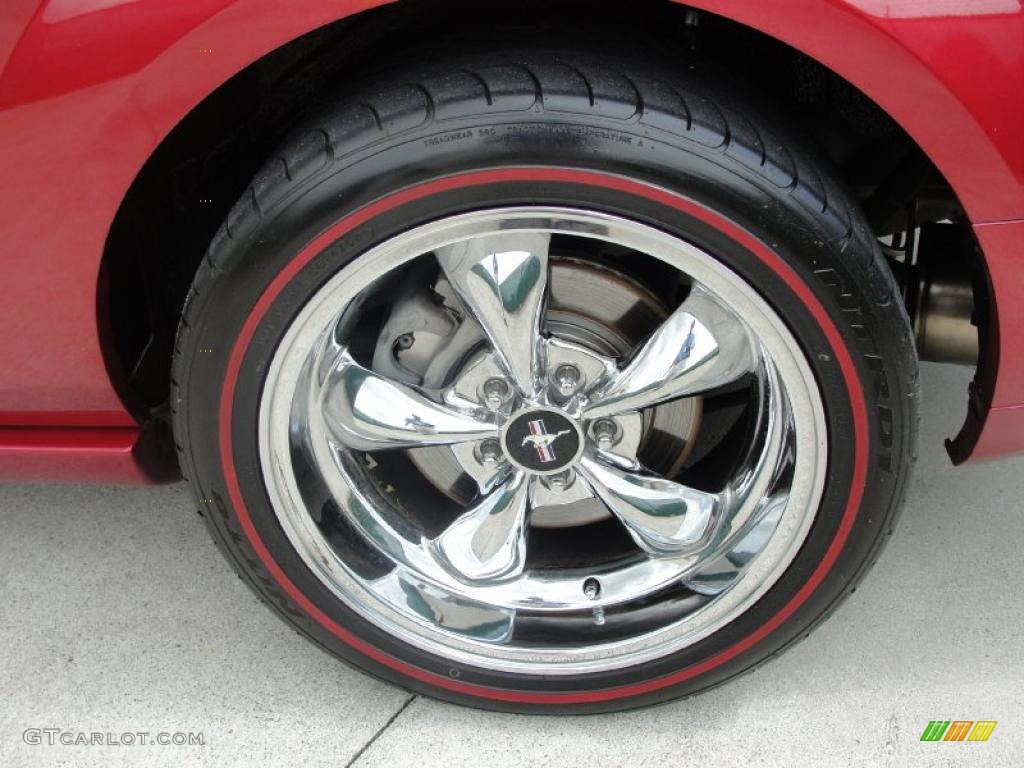 2007 Mustang GT/CS California Special Convertible - Redfire Metallic / Black/Dove Accent photo #13