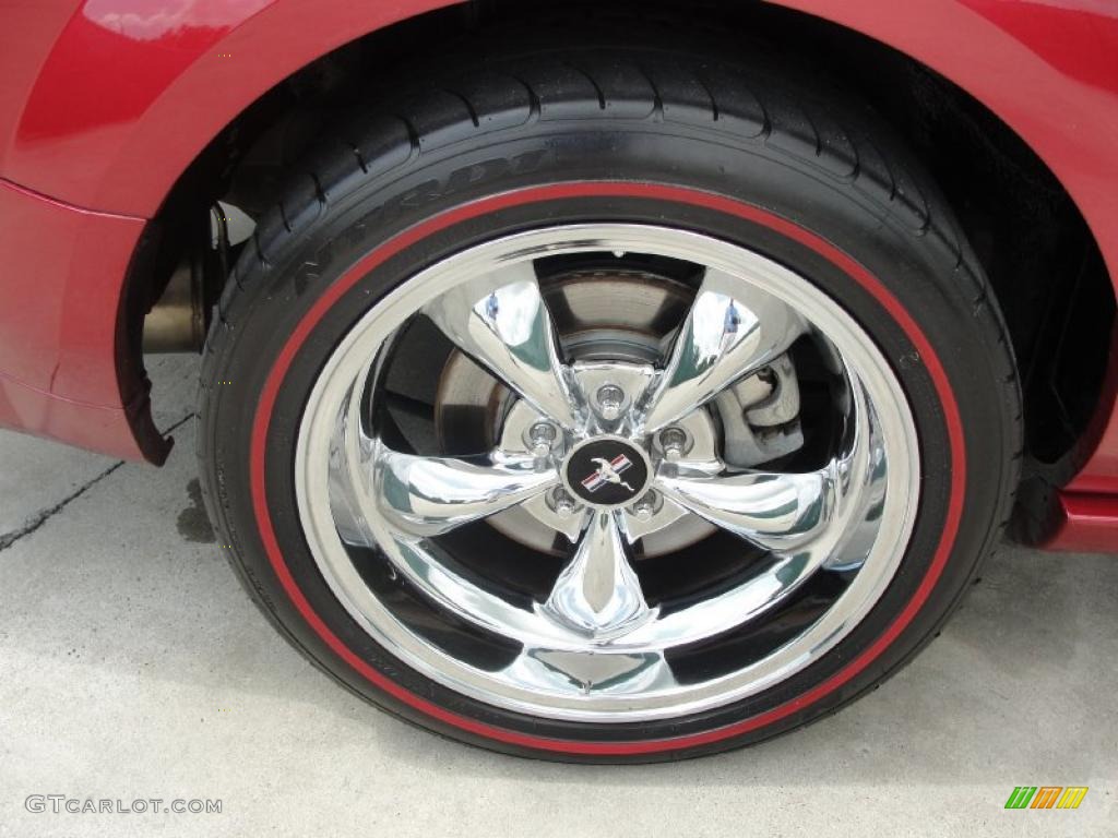 2007 Mustang GT/CS California Special Convertible - Redfire Metallic / Black/Dove Accent photo #14