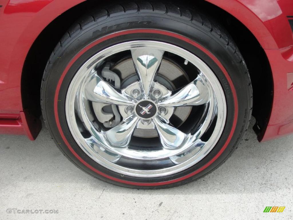 2007 Mustang GT/CS California Special Convertible - Redfire Metallic / Black/Dove Accent photo #15