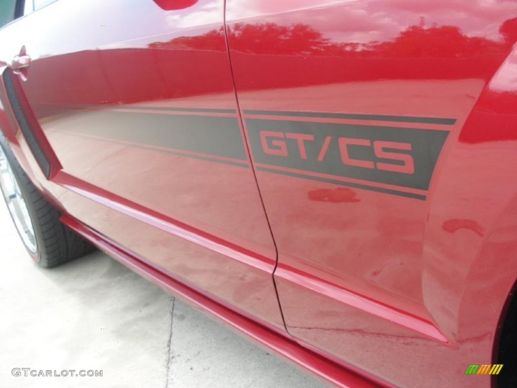 2007 Mustang GT/CS California Special Convertible - Redfire Metallic / Black/Dove Accent photo #17