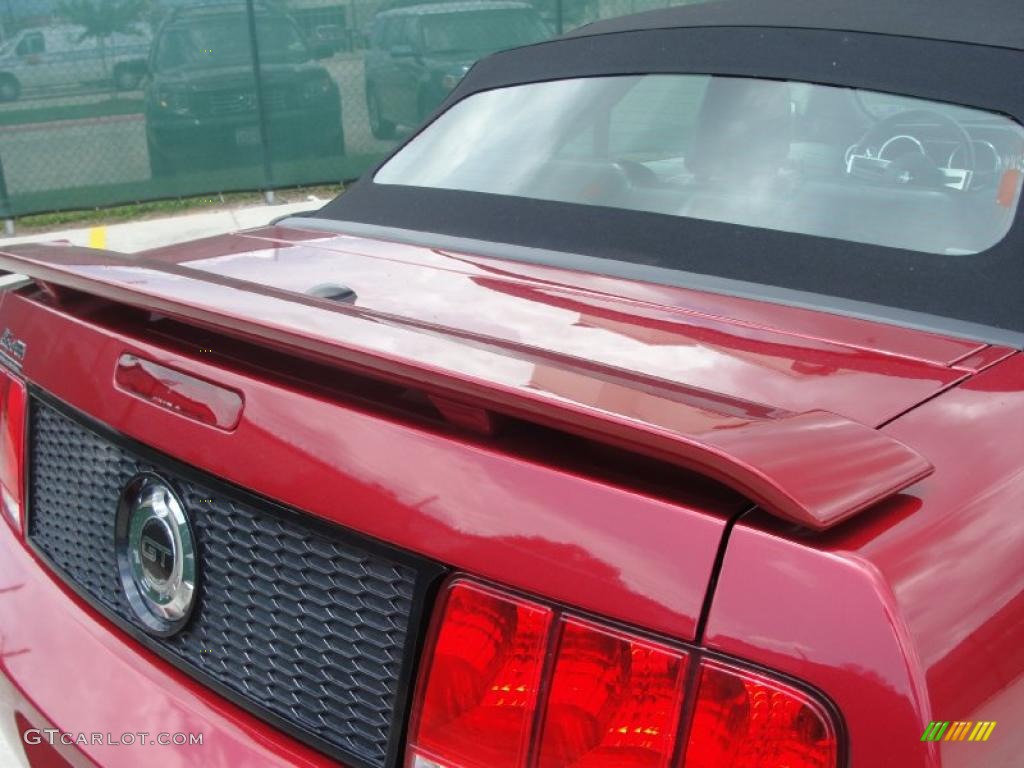 2007 Mustang GT/CS California Special Convertible - Redfire Metallic / Black/Dove Accent photo #21