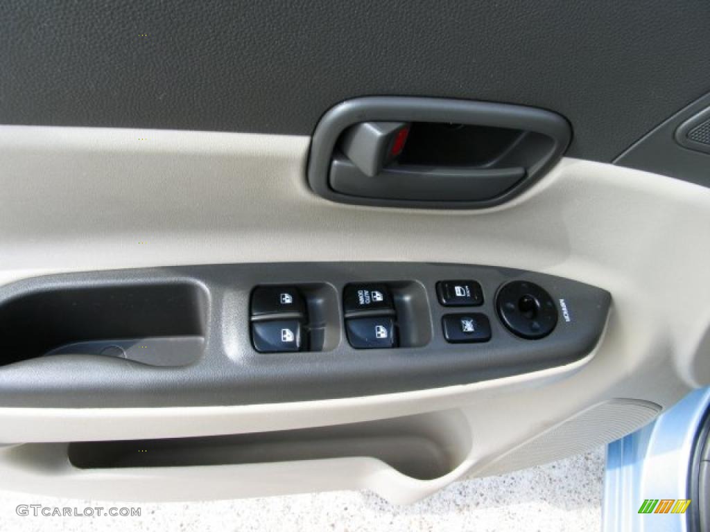 2009 Accent GLS 4 Door - Ice Blue / Beige photo #10