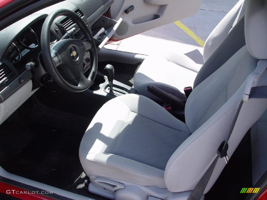 2007 Cobalt LS Coupe - Victory Red / Gray photo #7