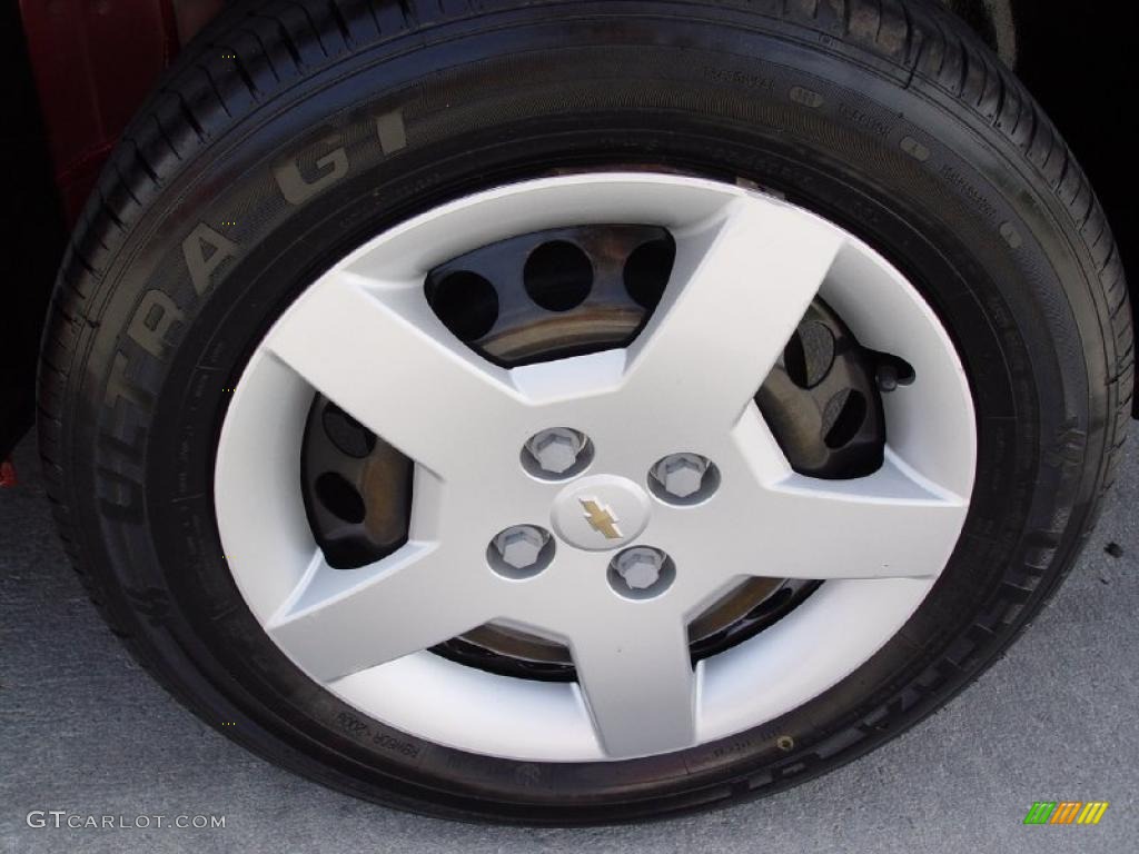 2007 Cobalt LS Coupe - Victory Red / Gray photo #21