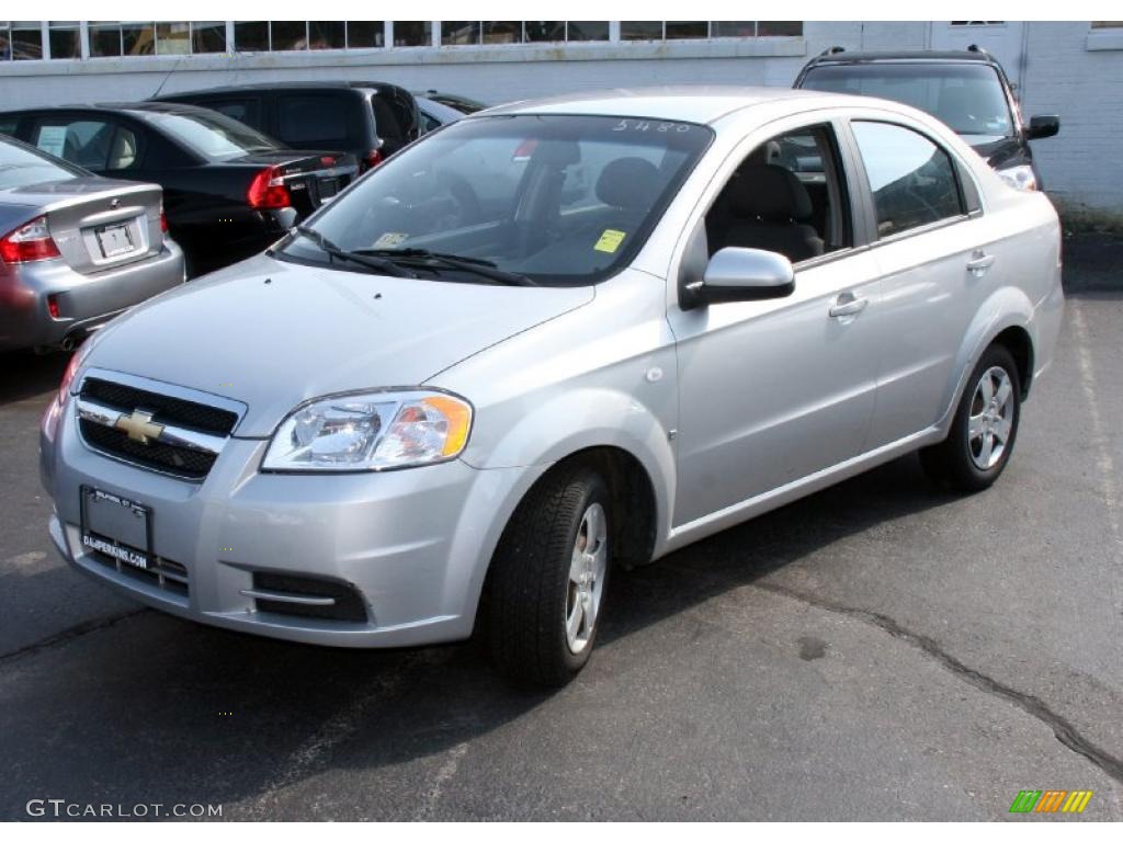 2007 Aveo LS Sedan - Medium Gray / Charcoal Black photo #1