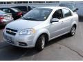 2007 Medium Gray Chevrolet Aveo LS Sedan  photo #1