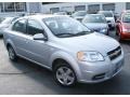 2007 Medium Gray Chevrolet Aveo LS Sedan  photo #3