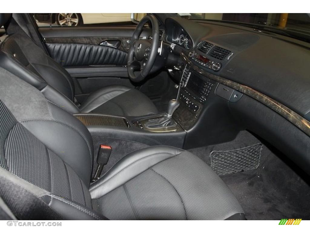 2007 E 63 AMG Sedan - Flint Grey Metallic / Black photo #9