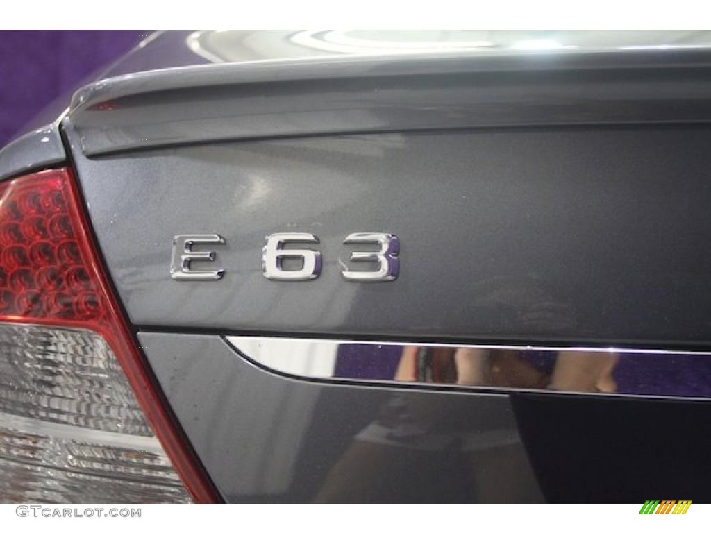 2007 E 63 AMG Sedan - Flint Grey Metallic / Black photo #48