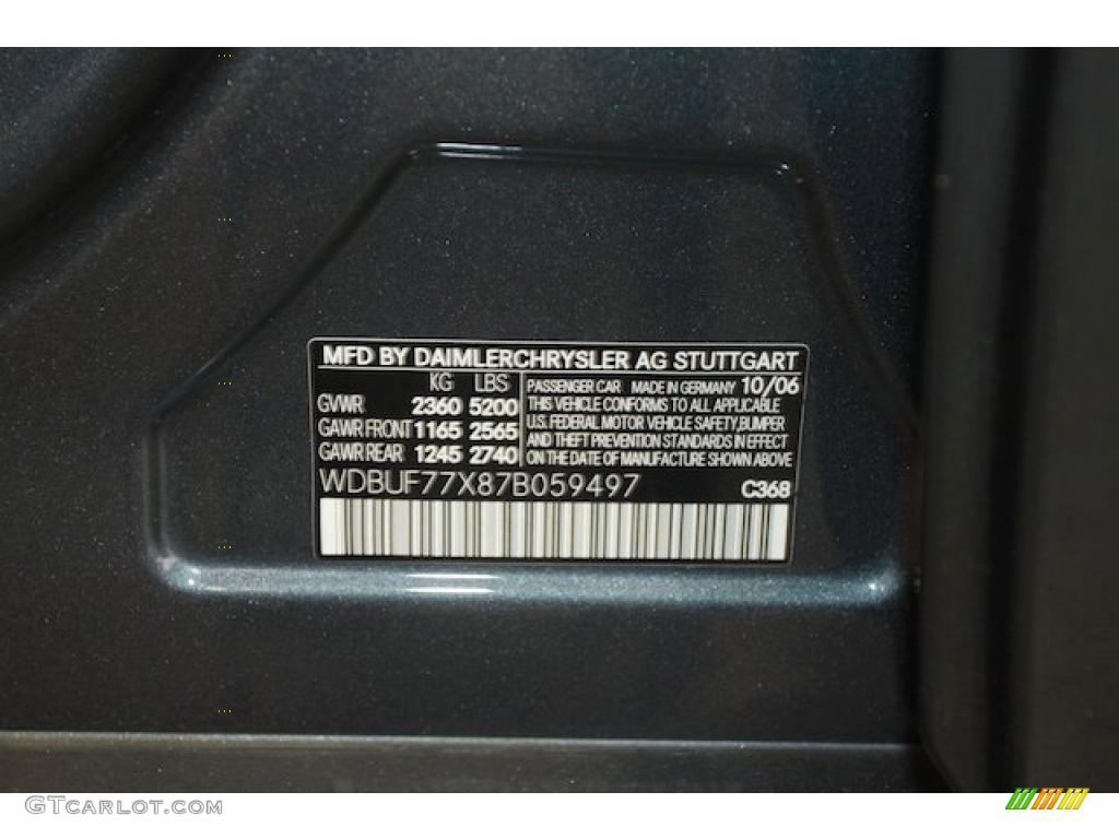 2007 E 63 AMG Sedan - Flint Grey Metallic / Black photo #60