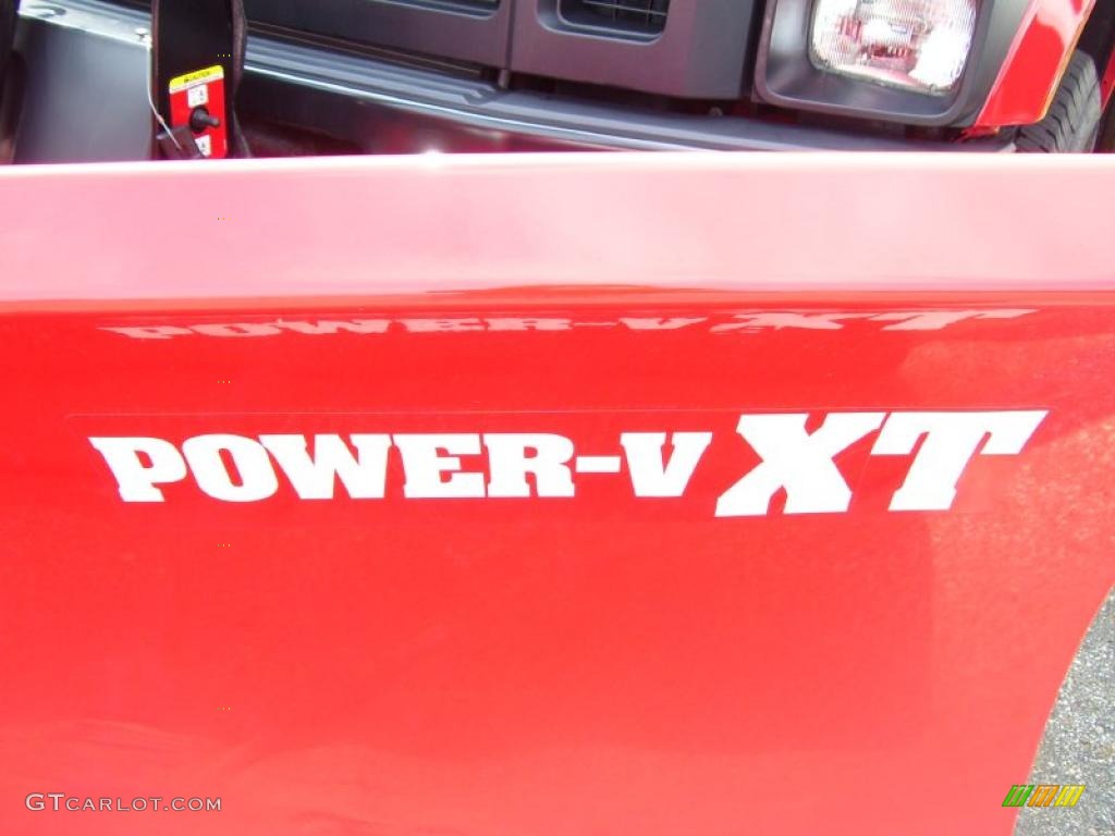 2010 F350 Super Duty XL Regular Cab 4x4 - Vermillion Red / Medium Stone photo #11