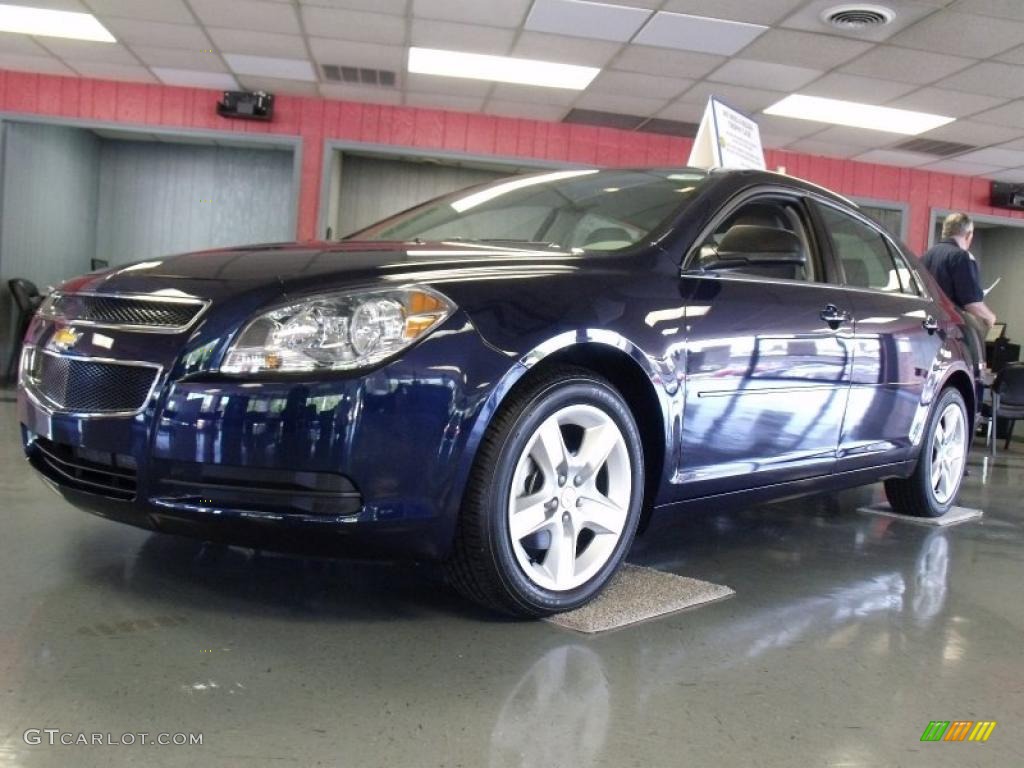 2010 Malibu LS Sedan - Imperial Blue Metallic / Titanium photo #1