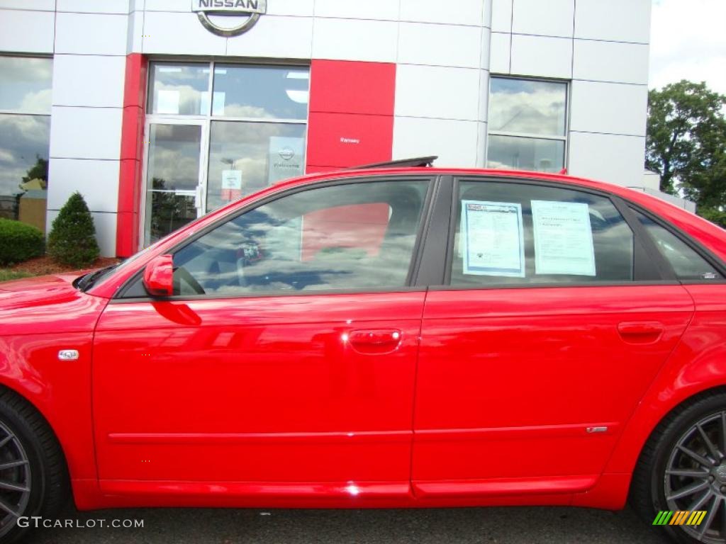 2008 A4 3.2 Quattro S-Line Sedan - Brilliant Red / Black photo #17