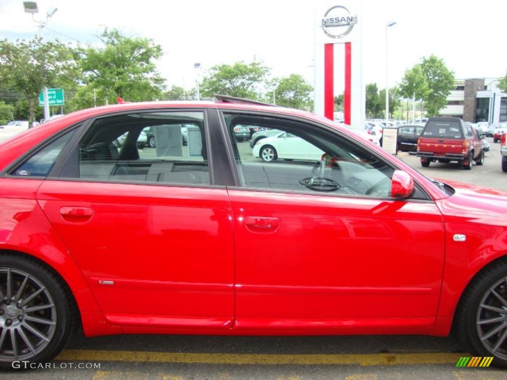 2008 A4 3.2 Quattro S-Line Sedan - Brilliant Red / Black photo #21