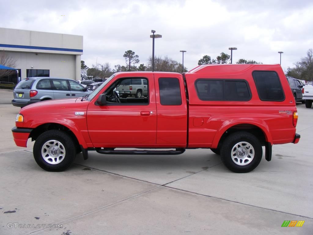 2006 B-Series Truck B3000 Dual Sport Cab Plus 4 - Volcanic Red / Graphite photo #2