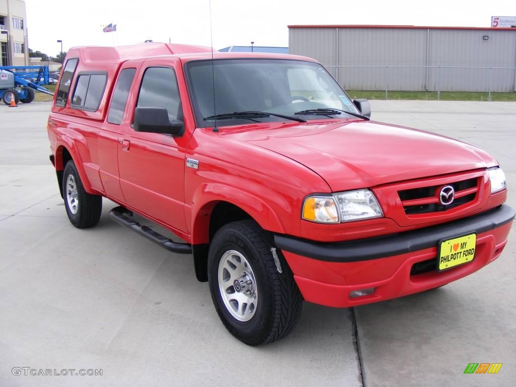 2006 B-Series Truck B3000 Dual Sport Cab Plus 4 - Volcanic Red / Graphite photo #4