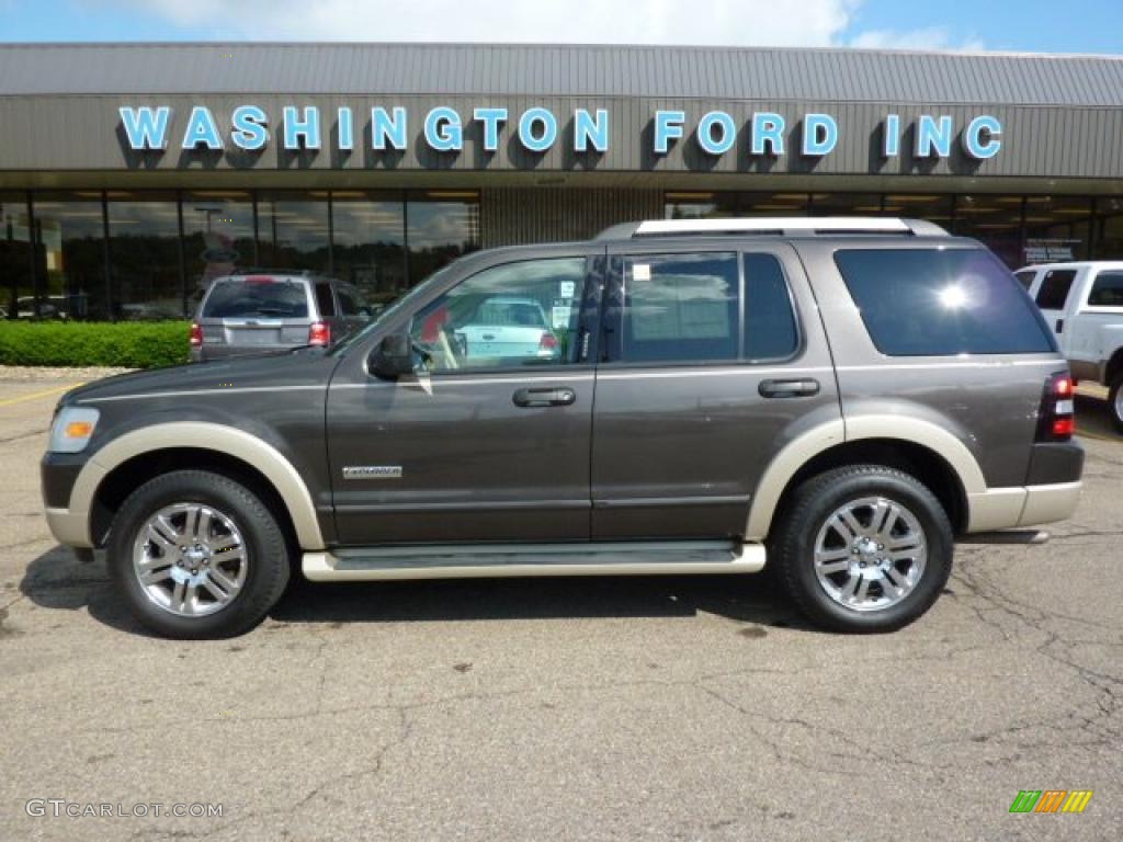 2006 Explorer Eddie Bauer 4x4 - Dark Stone Metallic / Camel photo #1