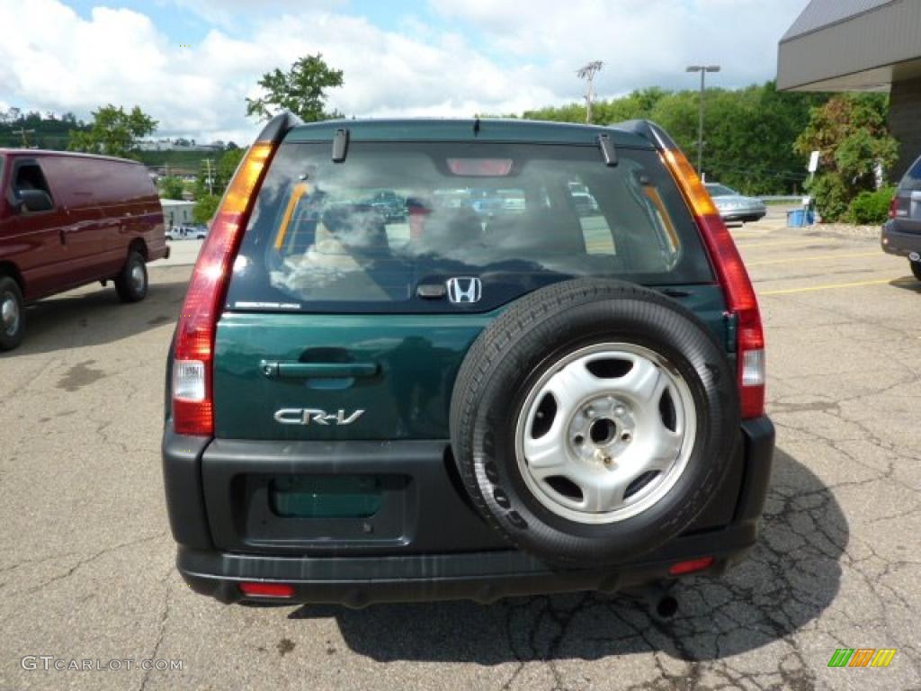 2003 CR-V LX 4WD - Clover Green Pearl / Saddle photo #3