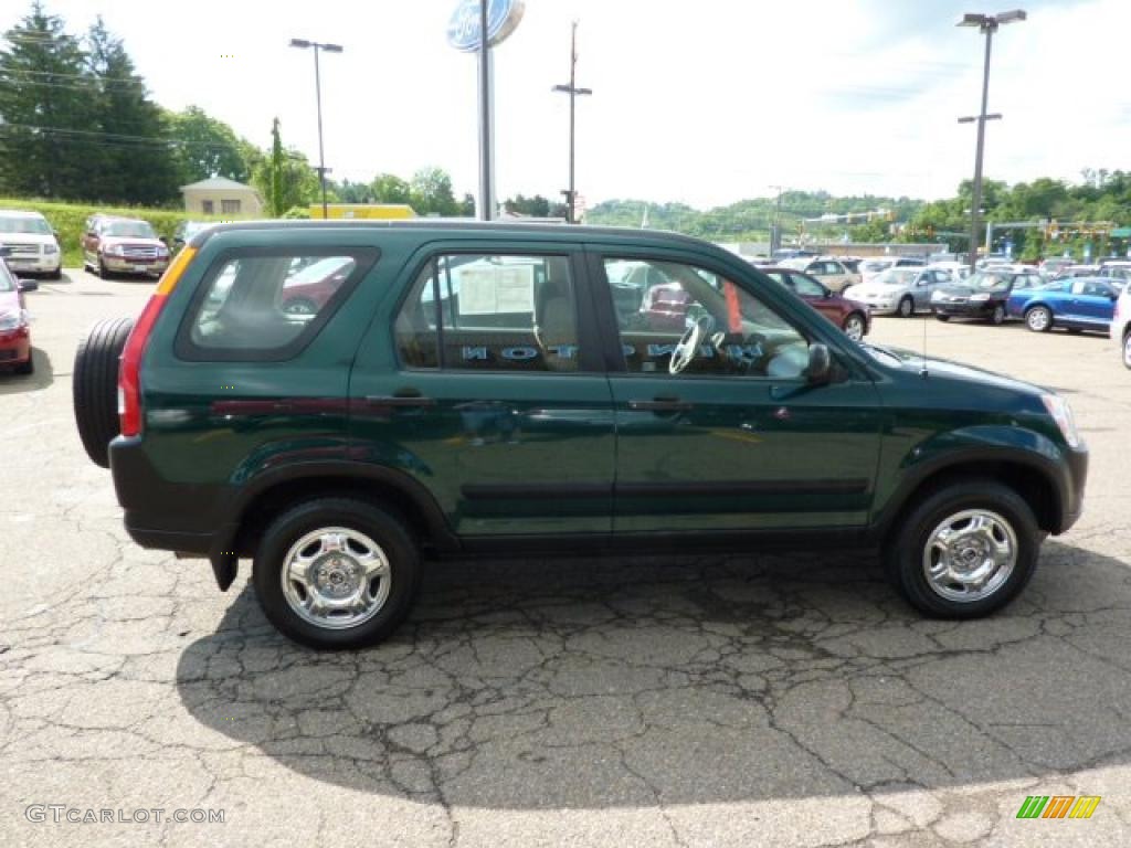 2003 CR-V LX 4WD - Clover Green Pearl / Saddle photo #5