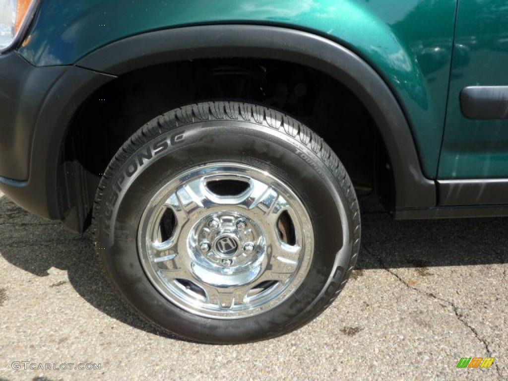2003 CR-V LX 4WD - Clover Green Pearl / Saddle photo #9