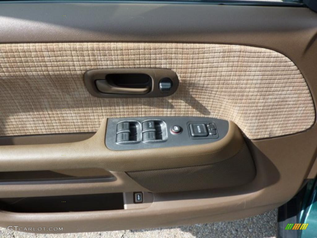 2003 CR-V LX 4WD - Clover Green Pearl / Saddle photo #12