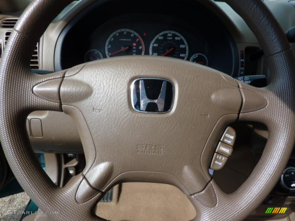 2003 CR-V LX 4WD - Clover Green Pearl / Saddle photo #19