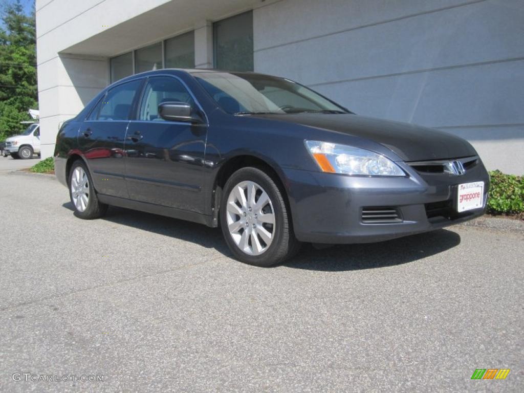 2006 Accord LX V6 Sedan - Graphite Pearl / Gray photo #1