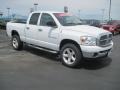 2007 Bright White Dodge Ram 1500 Big Horn Edition Quad Cab 4x4  photo #3