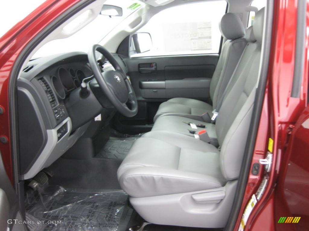 2010 Tundra Double Cab 4x4 - Radiant Red / Graphite Gray photo #8