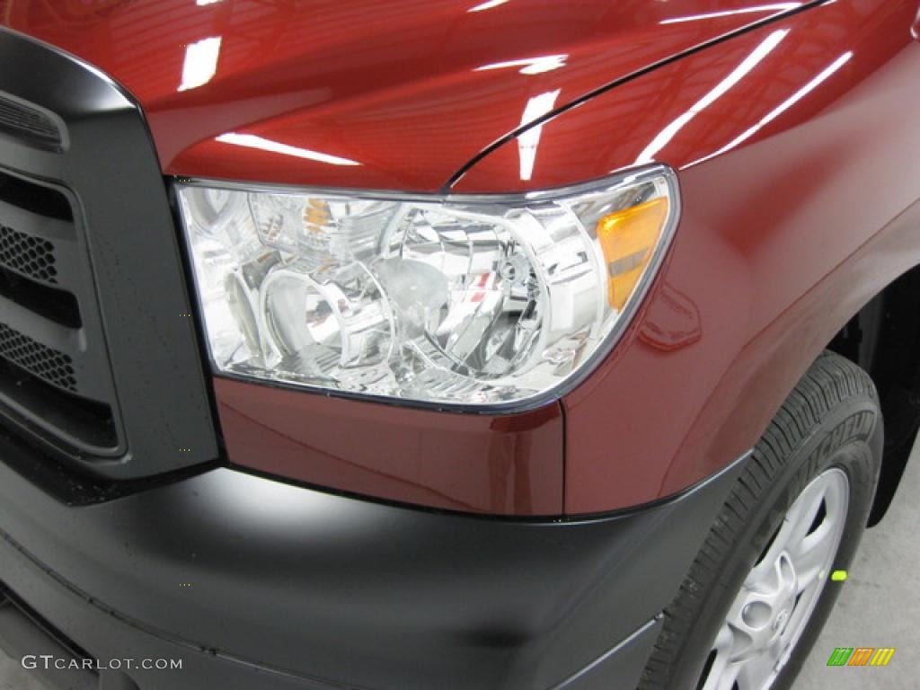 2010 Tundra Double Cab 4x4 - Radiant Red / Graphite Gray photo #16