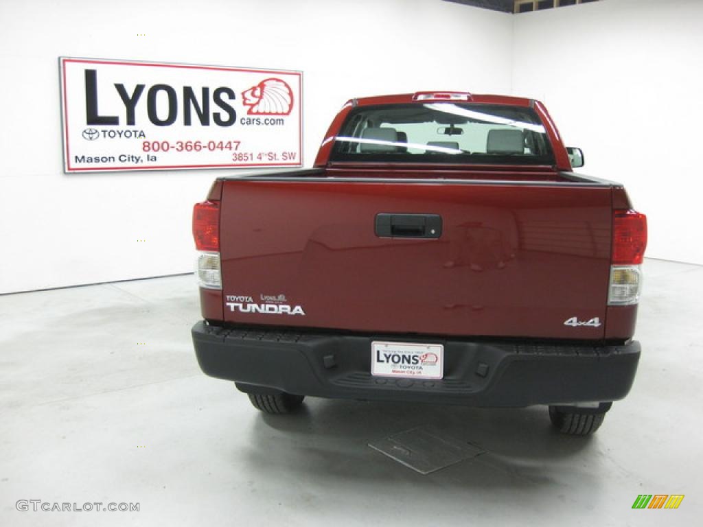 2010 Tundra Double Cab 4x4 - Radiant Red / Graphite Gray photo #17