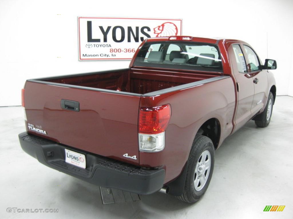 2010 Tundra Double Cab 4x4 - Radiant Red / Graphite Gray photo #18