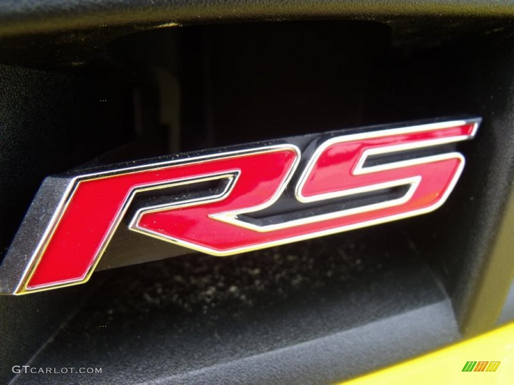 2010 Camaro LT/RS Coupe - Rally Yellow / Gray photo #9
