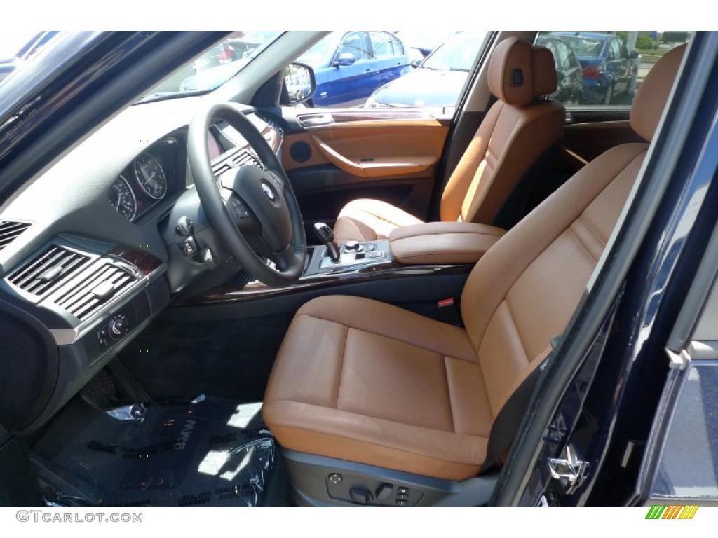 2009 X5 xDrive30i - Monaco Blue Metallic / Saddle Brown Nevada Leather photo #27
